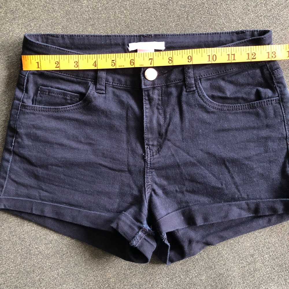 H&M stretch denim high-waisted shorts - Picture 5 of 7